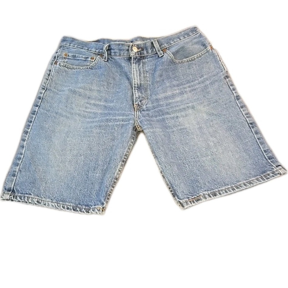 Vintage 90s Y2K Levi's 505 Jean Shorts Men's Size 36 Blue Denim Regular